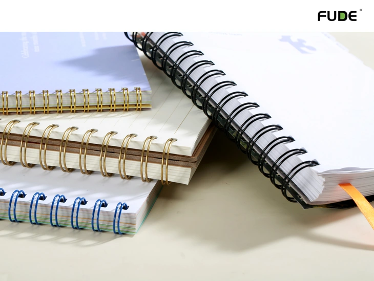 Double wire bound notebook examples